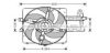 PRASCO FD7534 Fan, radiator